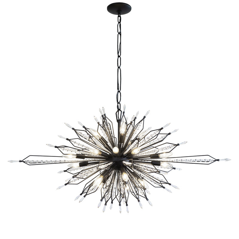 Orbital Oval Linear Pendant Light