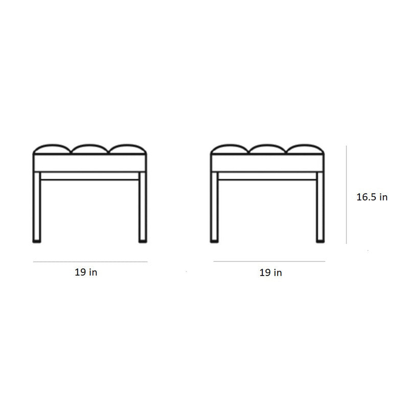 Florence Knoll Relaxed Stool