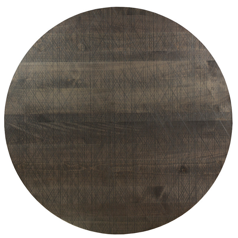 Martin Etched Round Cocktail Table