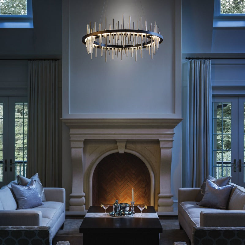 Cityscape Circular LED Pendant Light