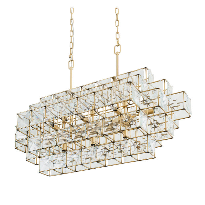 Cubic Linear Pendant Light