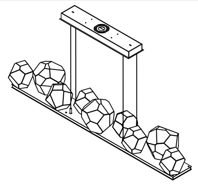 Gem Linear Suspension Light
