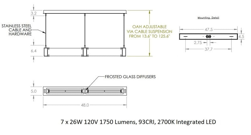 Parallel Linear Suspension Light