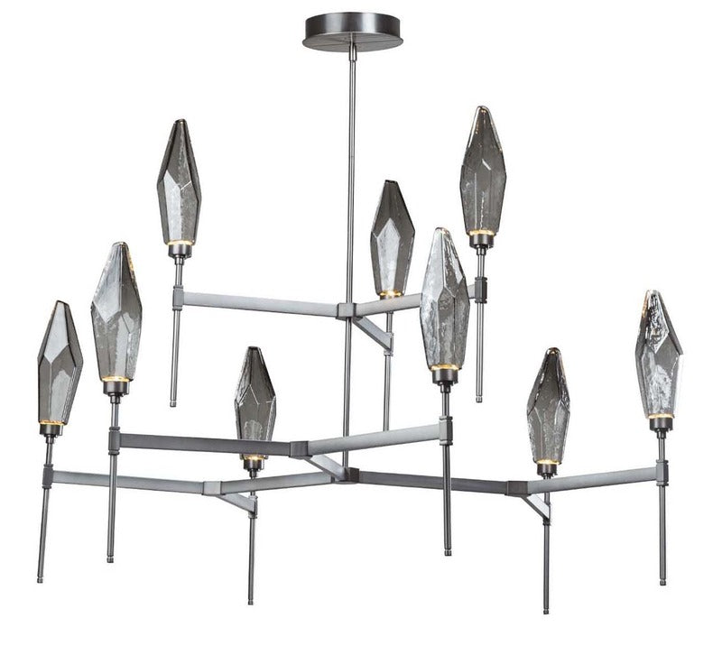 Rock Crystal Round Belvedere Chandelier
