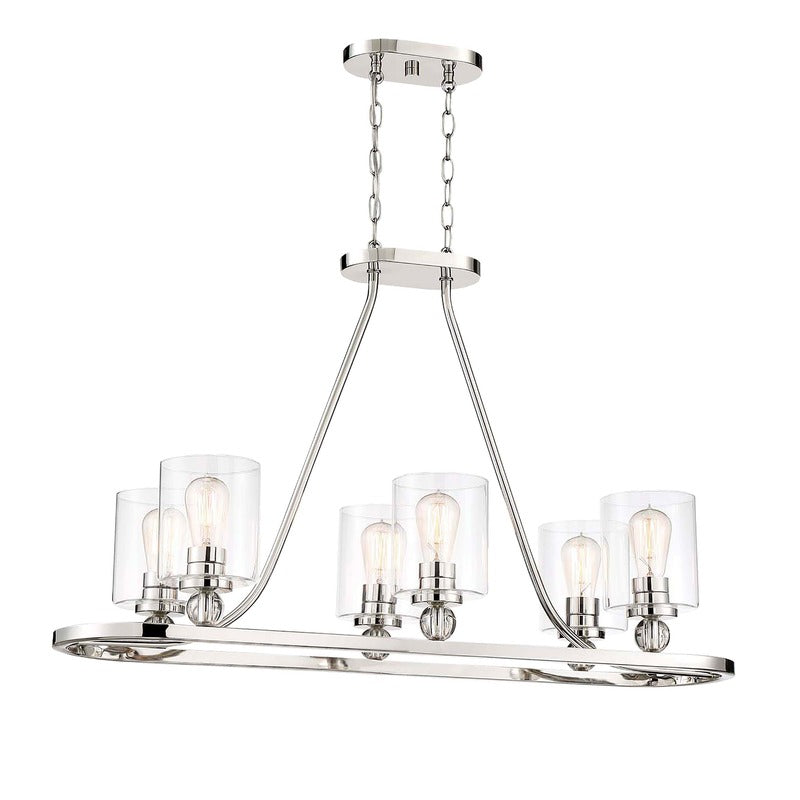 Studio 5 Oval Linear Pendant Light