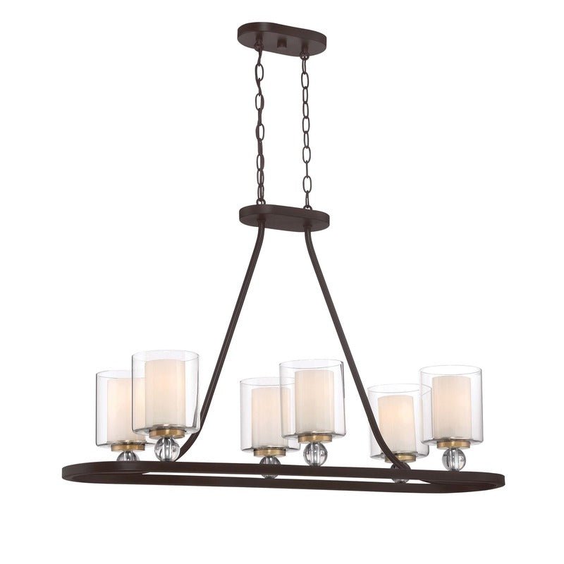 Studio 5 Oval Linear Pendant Light