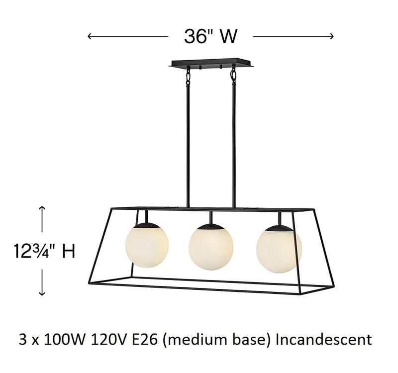 Jonas Linear Chandelier