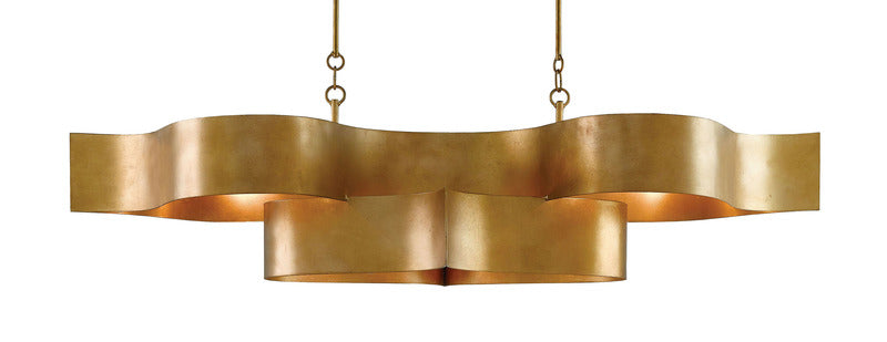 Grand Lotus Oval Chandelier
