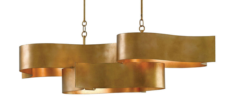 Grand Lotus Oval Chandelier