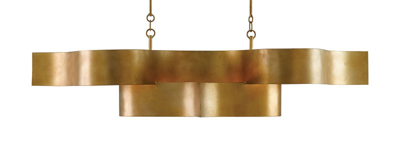 Grand Lotus Oval Chandelier