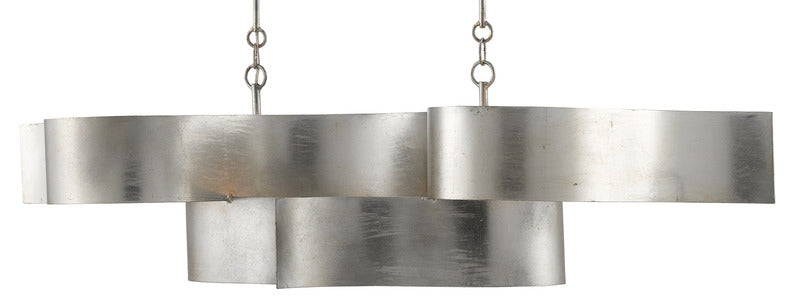Grand Lotus Oval Chandelier
