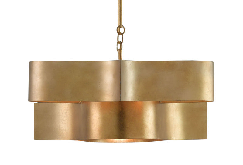 Grand Lotus Oval Chandelier
