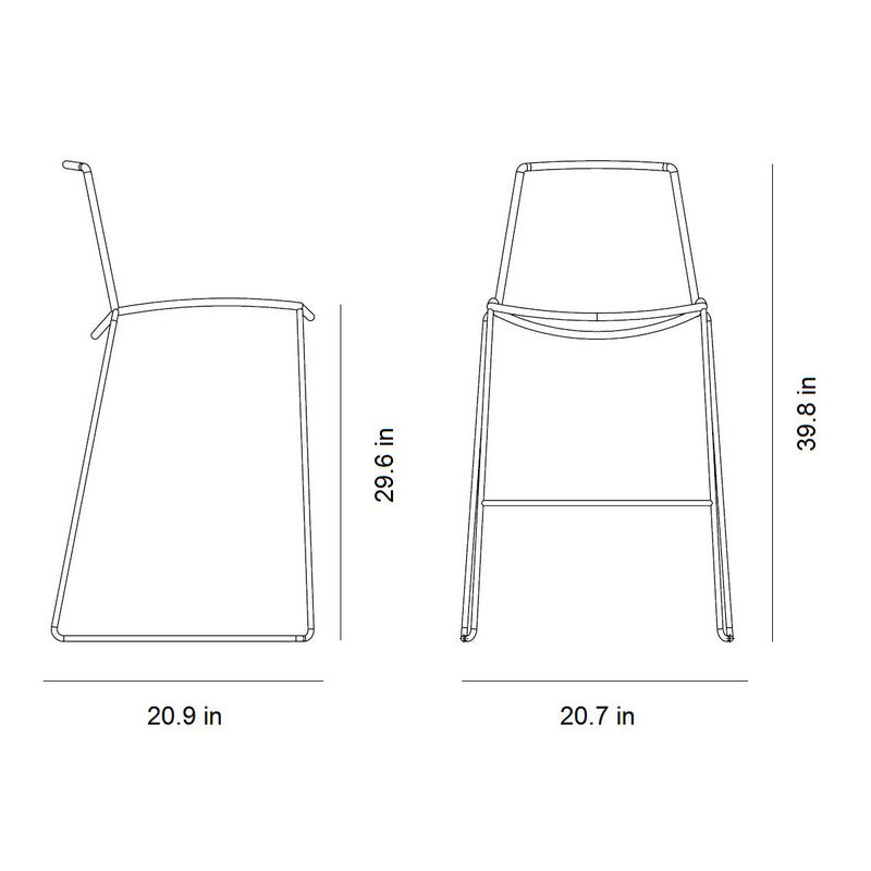 Breeze Stackable Bar Chair