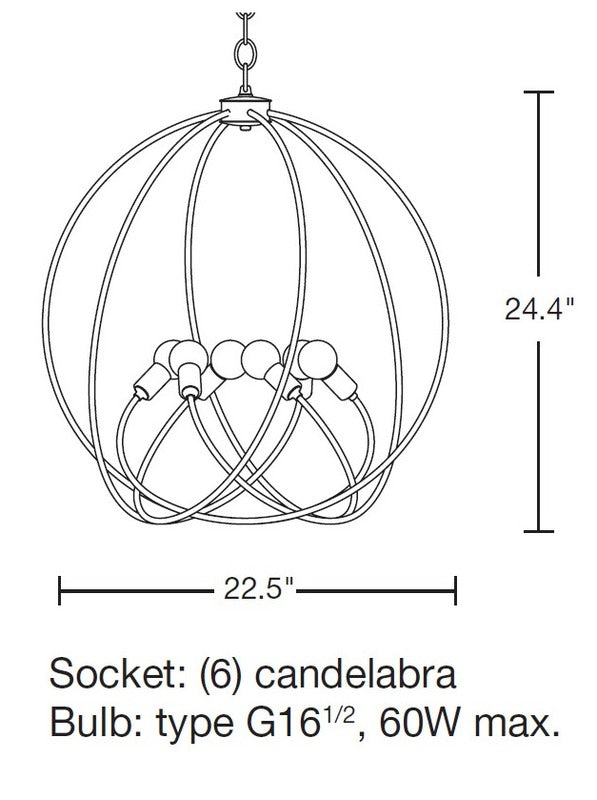 Orb Chandelier