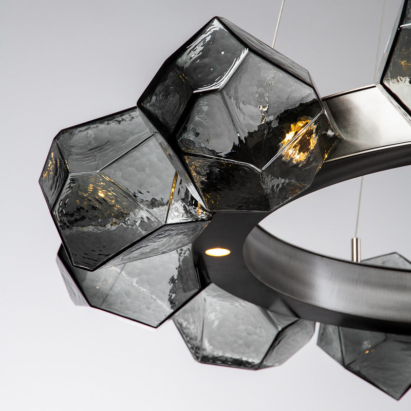 Gem Radial Ring Chandelier
