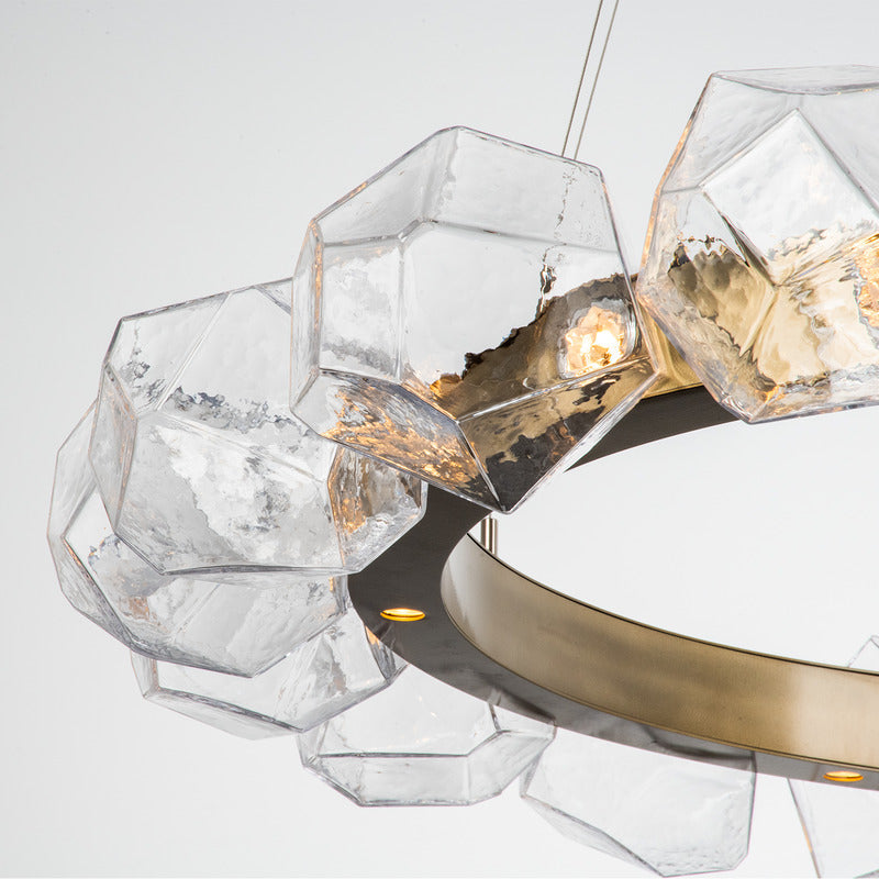 Gem Radial Ring Chandelier