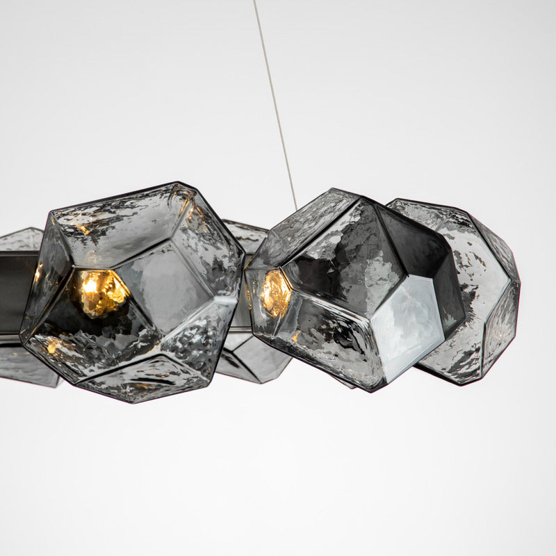 Gem Radial Ring Chandelier