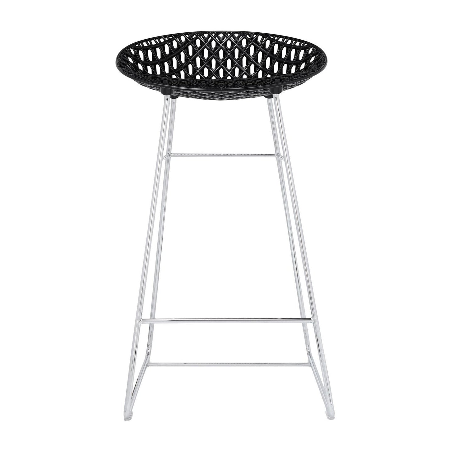 Crystal/Chrome Smatrik Stool OPEN BOX
