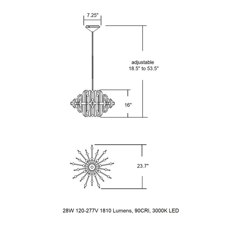 Facets Chandelier