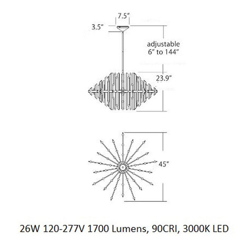 Facets Chandelier