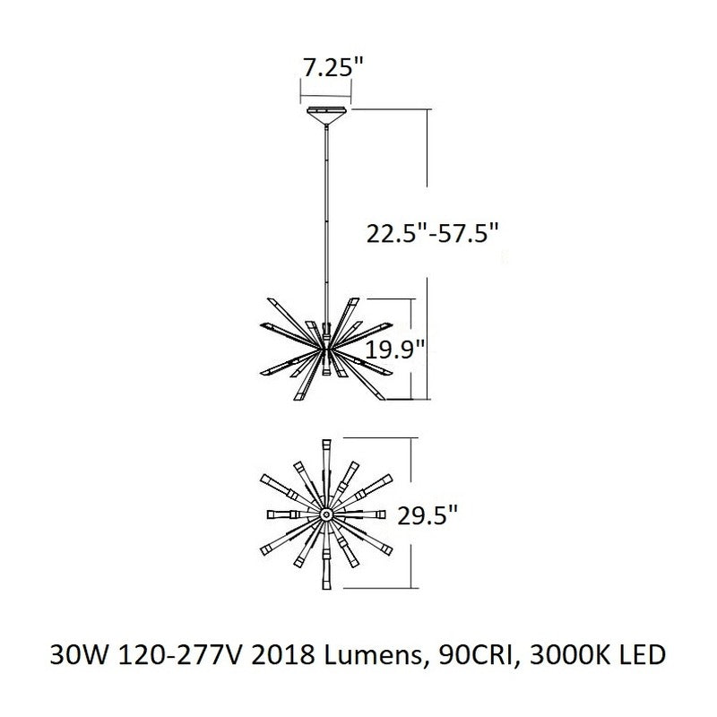 Starburst Chandelier