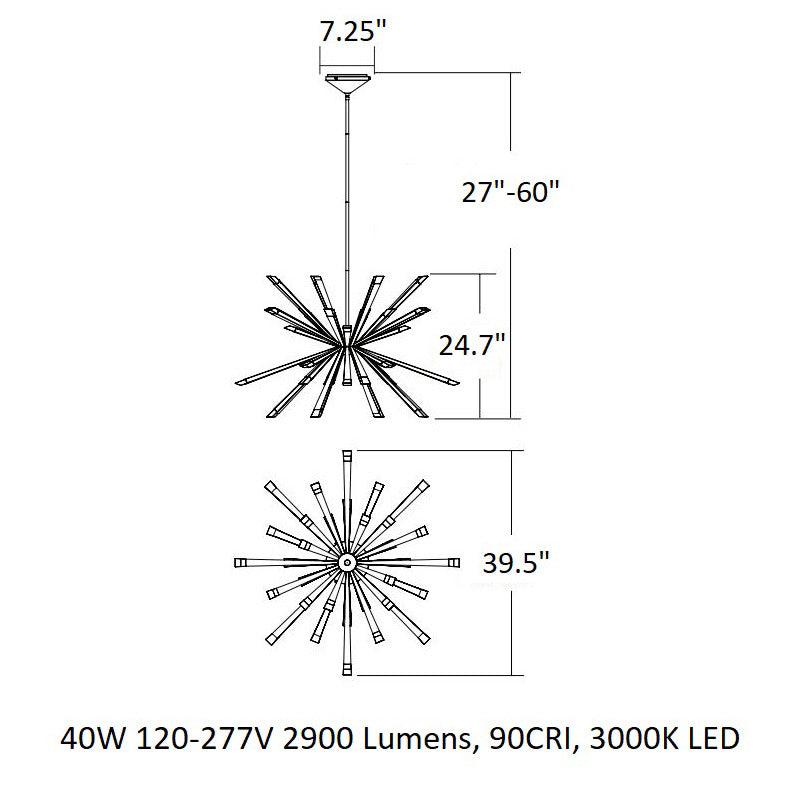 Starburst Chandelier
