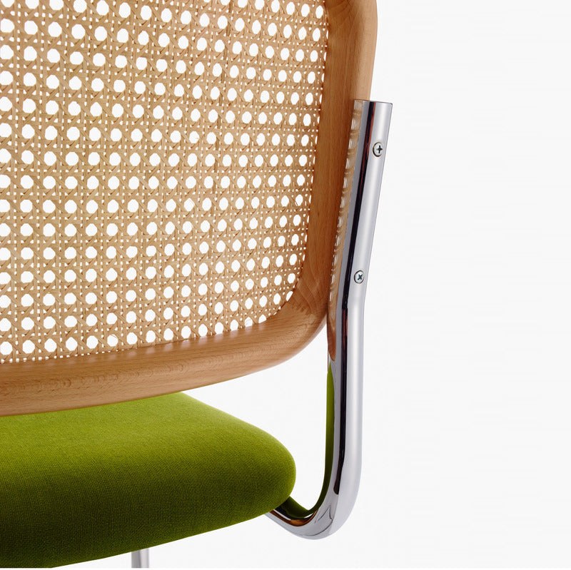 Cesca Stool with Upholstered Seat