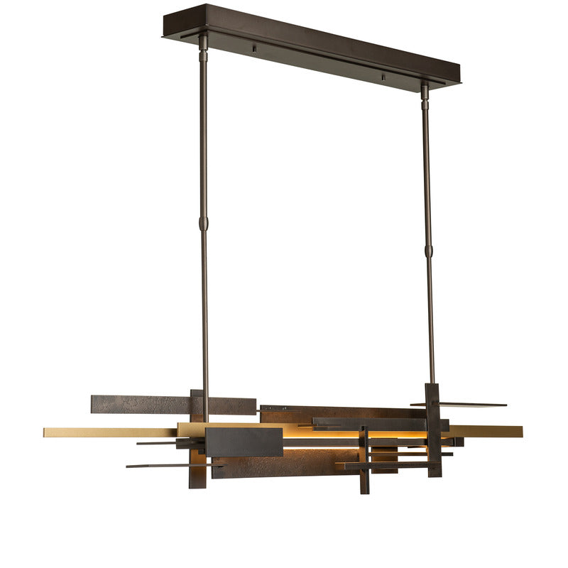Planar LED Pendant Light with Accent