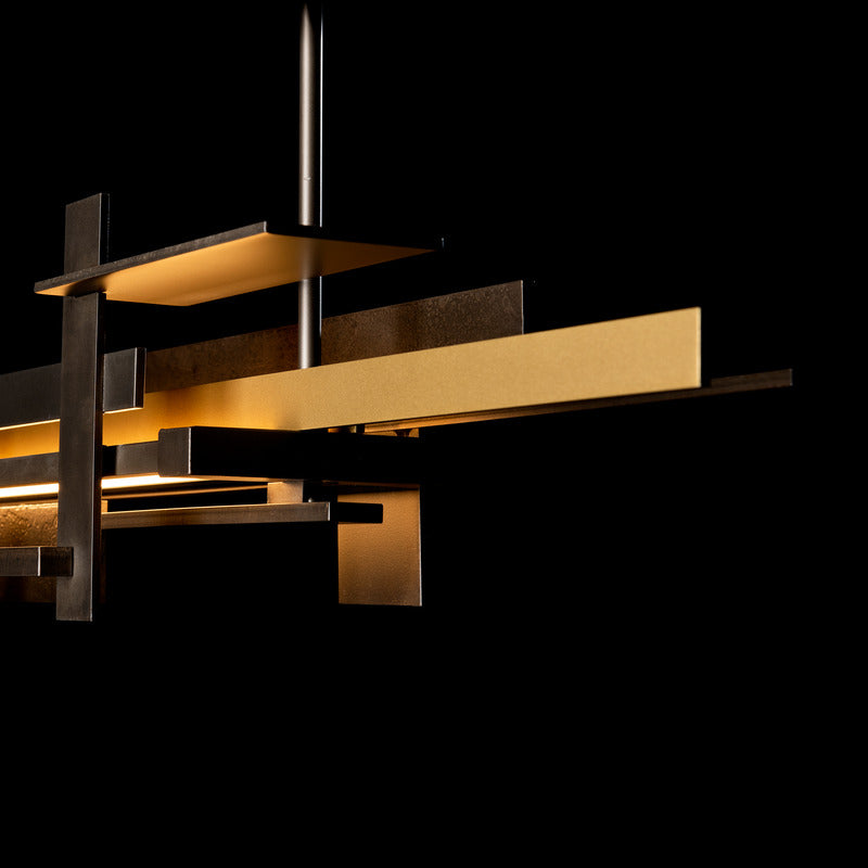 Planar LED Pendant Light with Accent