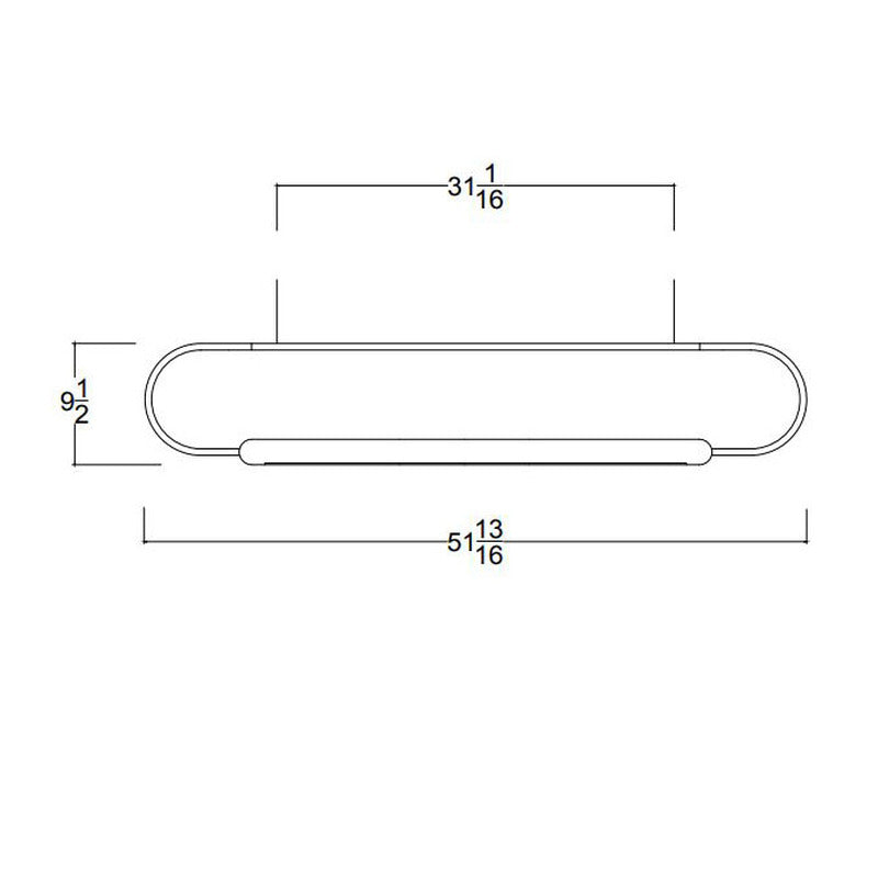 Link Horizontal LED Pendant Light