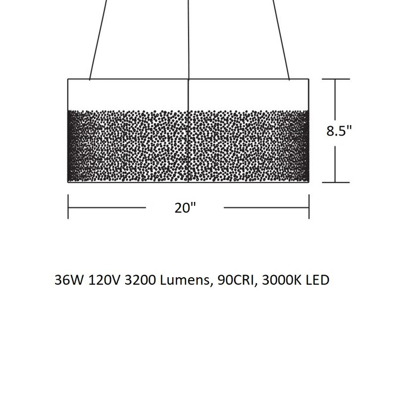 Ash LED Pendant Light