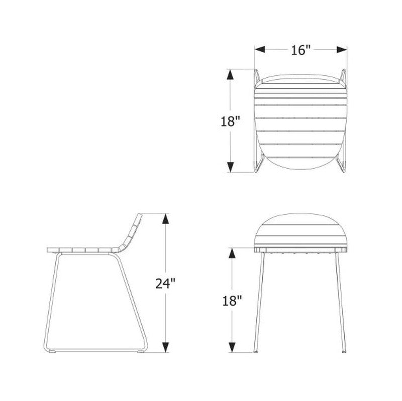 Ligeti Outdoor Stool
