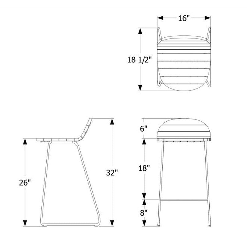 Ligeti Outdoor Stool