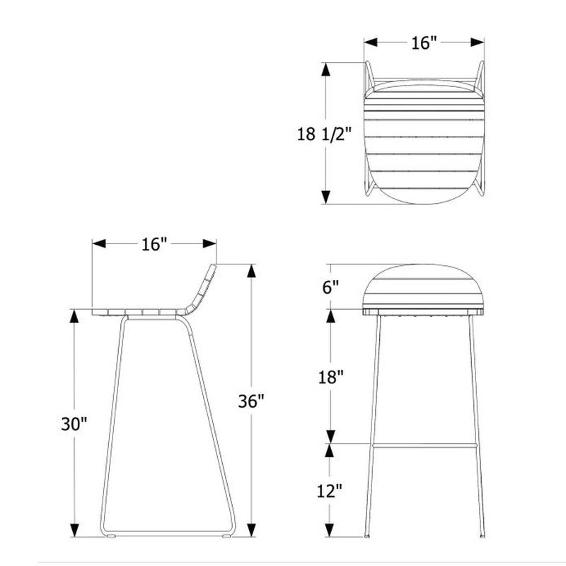 Ligeti Outdoor Stool