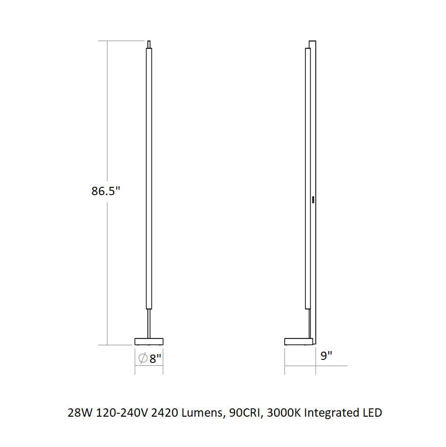Keel LED Floor Lamp
