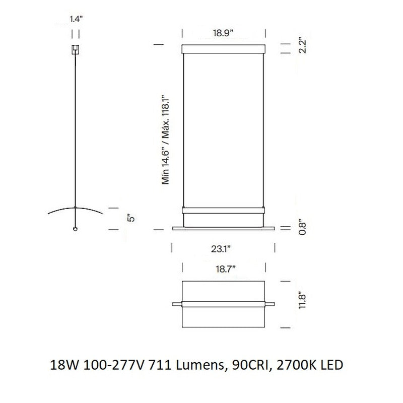 Lamina Pendant Light