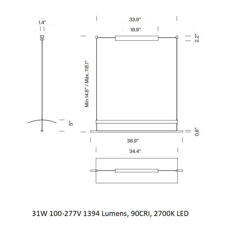 Lamina Pendant Light