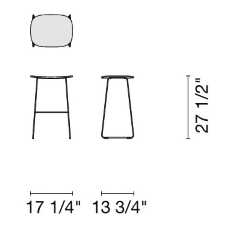 Morrison Wood Stool