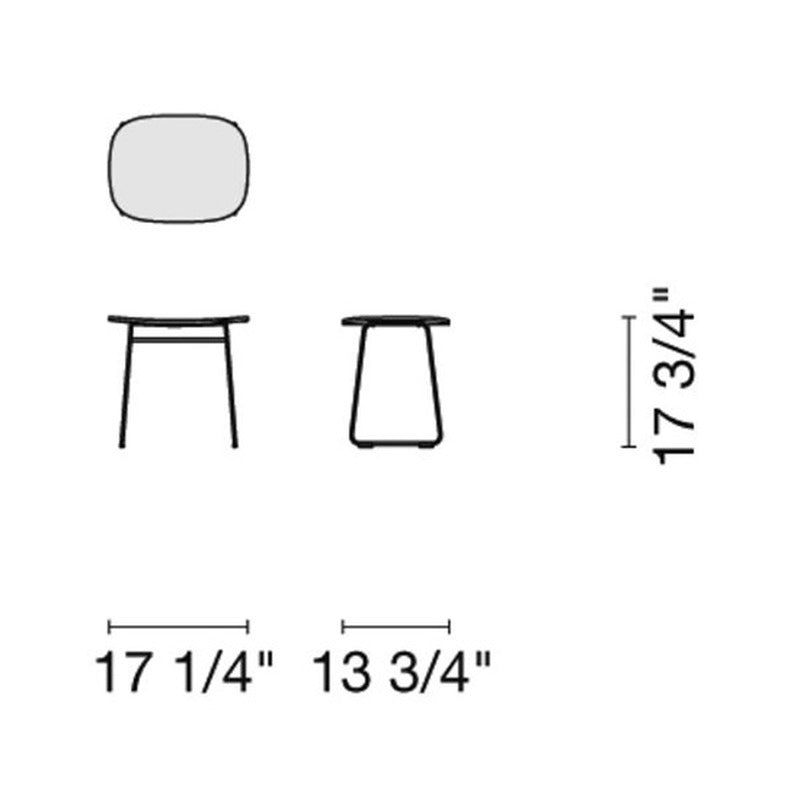 Morrison Wood Stool