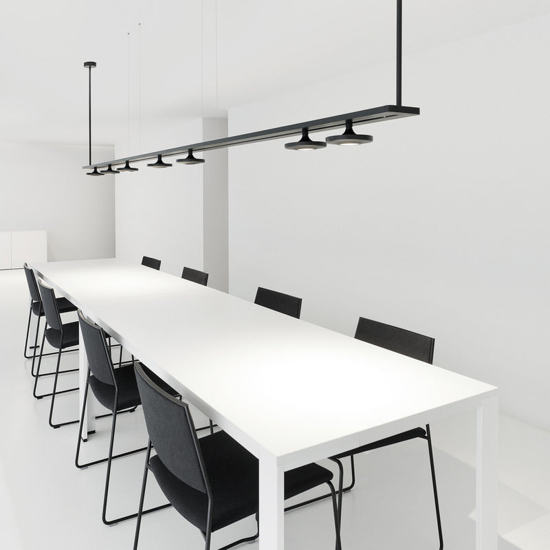 Button Linear Pendant Light