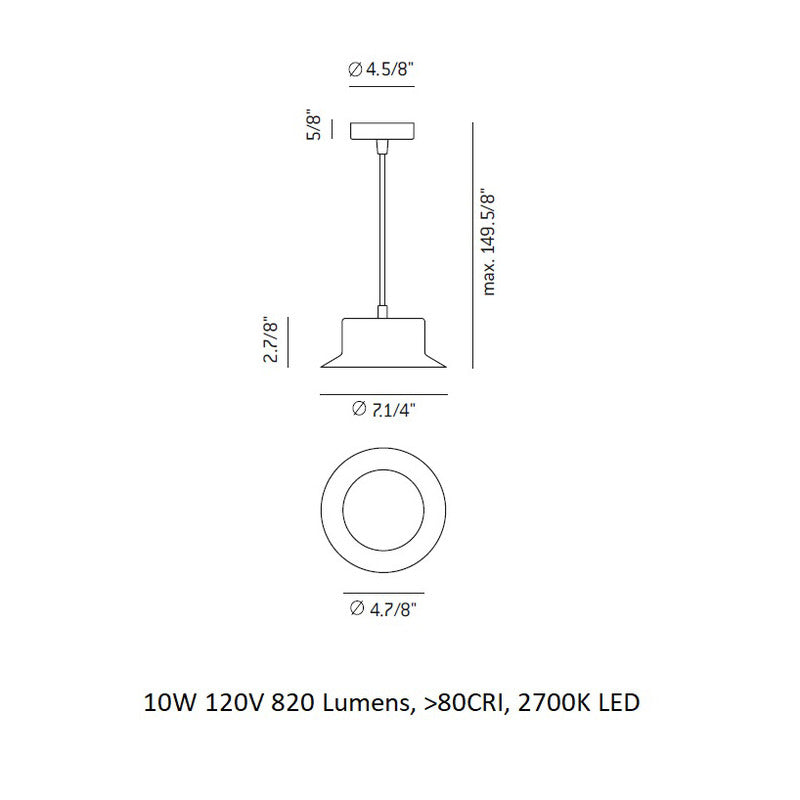 Maine LED Pendant Light