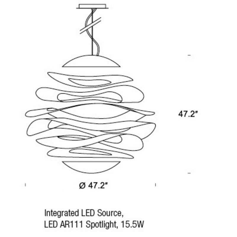 Buckle Pendant Light