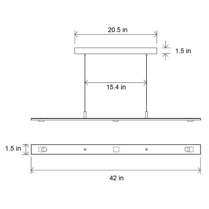 Brevis Linear Pendant Light