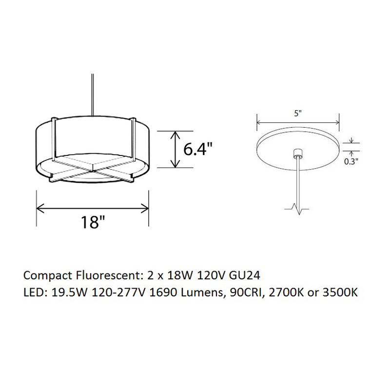 Cerno Plura 18 Pendant Light