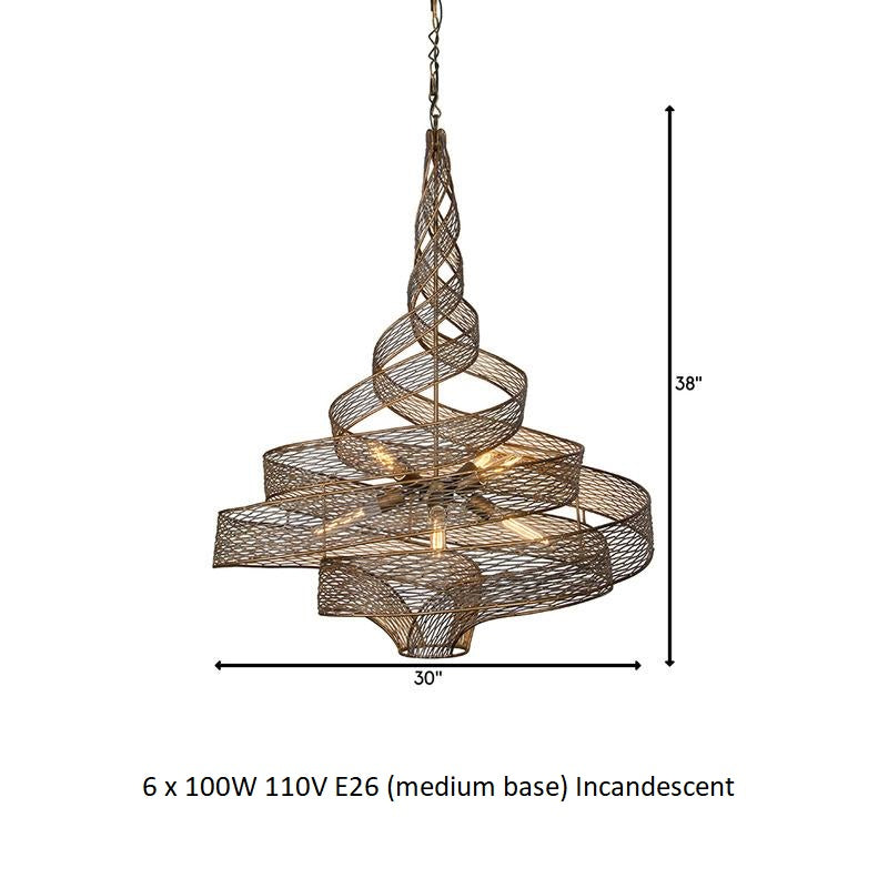 Flow Swirl Large Pendant Light