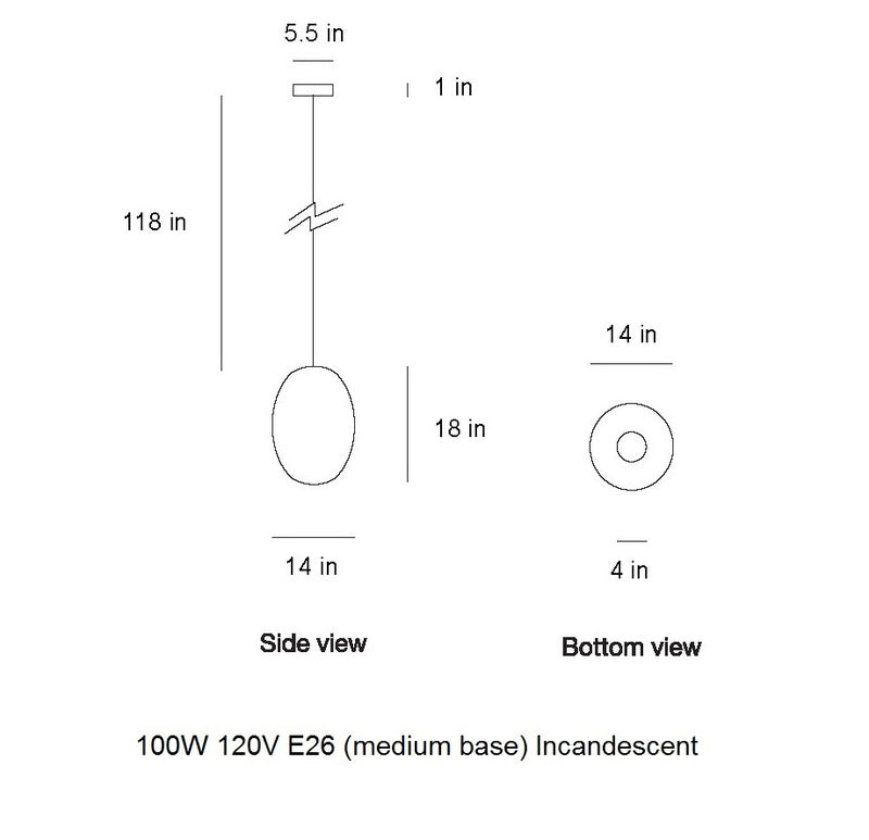 Heaven Up Pendant Light