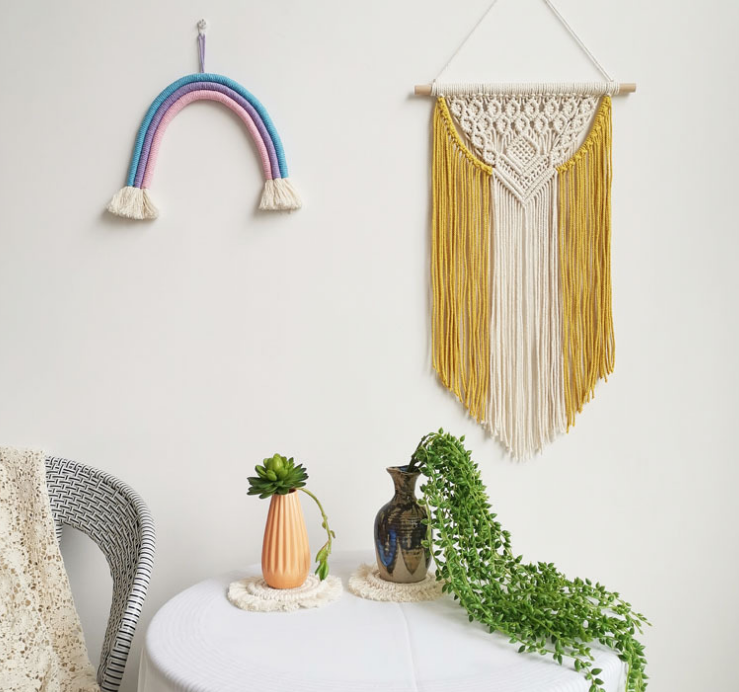Nordic Macrame Dreamcatcher Tapestry Decor Handmade - Novus Decor Wall Decor