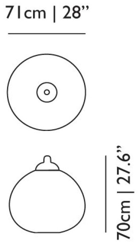 Non Random Suspended Lamp