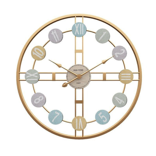 Metal Roman Numeral Wall Clock - Novus Decor Wall Decor