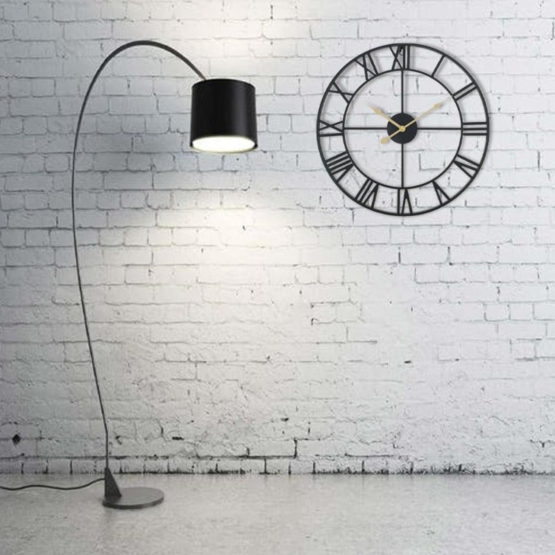 Retro Metal Clock - Novus Decor Wall Decor